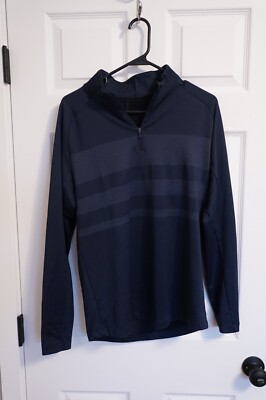 Nike Dri-FIT Vapor 1/4 Zip Golf Pullover, Mens Small, Navy Blue