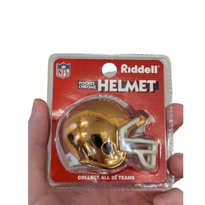 Riddell Pocket Chrome Helmet Cleveland Browns NFL Football 