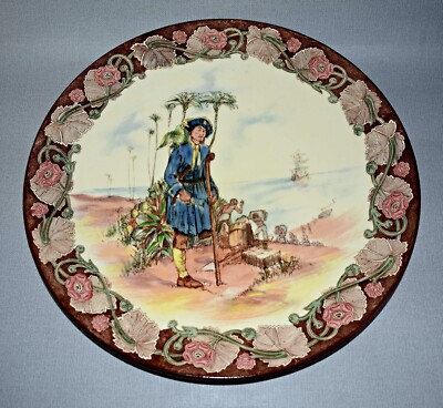 ROYAL DOULTON TREASURE ISLAND LONG JOHN SILVER SERIESWARE CHARGER D5687