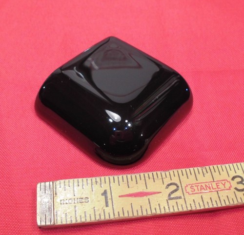 2 pcs. *Glossy Black* 2" X 2" X 5/8" Ceramic Bullnose Radius Corner Tiles, NEW - Picture 8 of 9