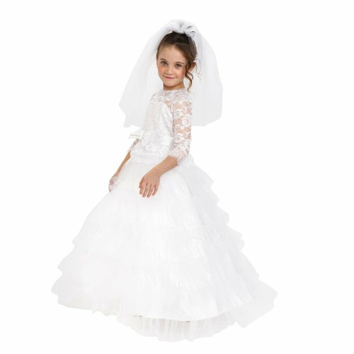 Chicas Novia De Ensueño vestido traje de boda niña pequeña por Dress Up  America | eBay