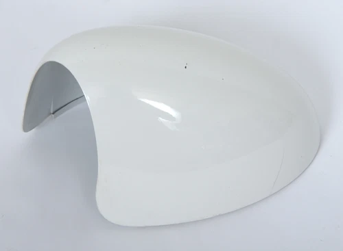 Genuine Mini R50 R53 Exterior mirror. Cover cap. White. Driver 51167030715