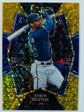 2022 PANINI SELECT BYRON BUXTON /10 GOLD 165 MINNESOTA TWINS PREMIER LVL