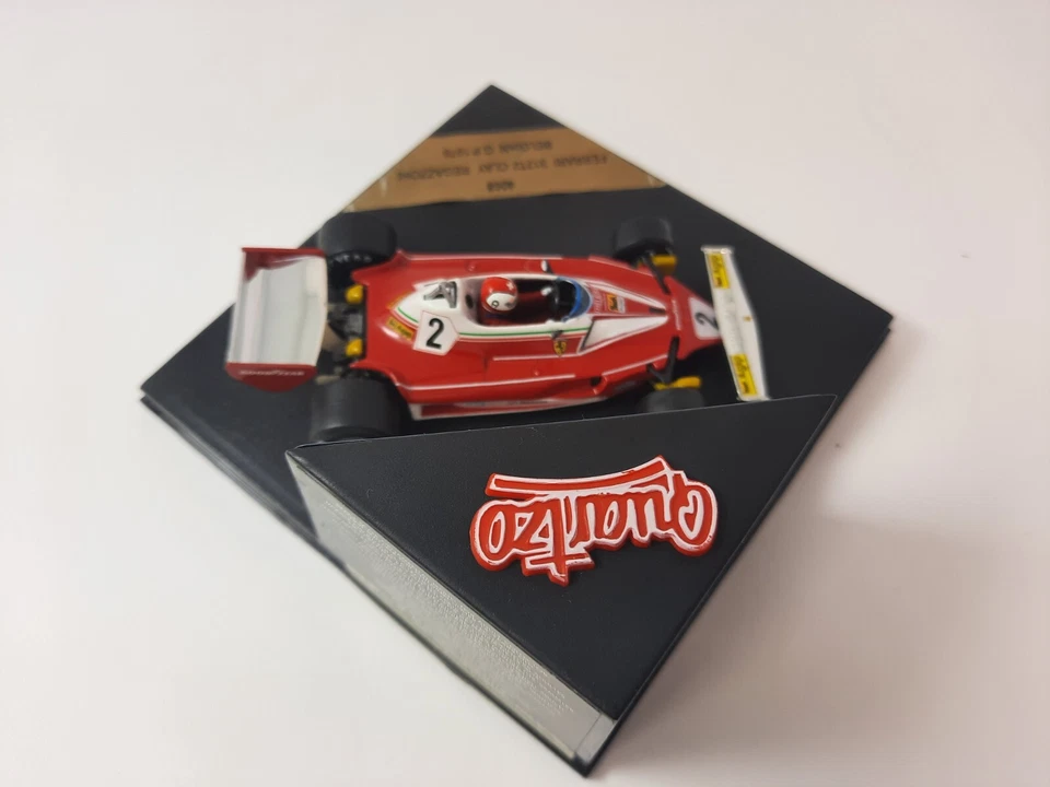 Quartzo Ferrari 312 T2 #2 Clay Regazzoni 2nd Belgian GP 1976 1/43 4068 - Immagine 3 di 4