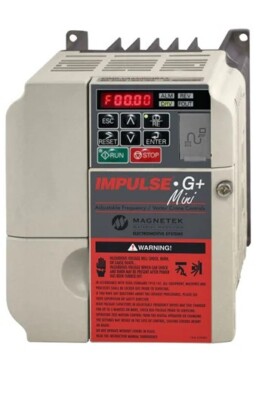 Magnetek Impulse Drive G+ Mini: 4001-G+M 120VAC  Drive = 1.2amp, .5hp, 460V