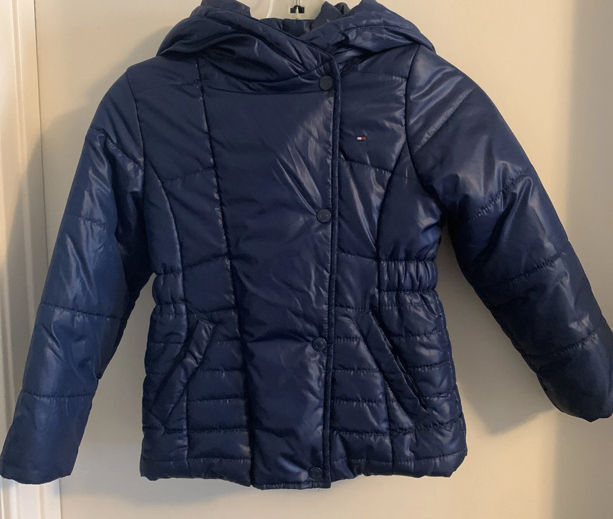 DALLAS COWBOYS Tommy Hilfiger COLLAB Puffer Blue Coat Jacket