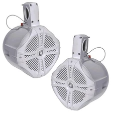Power Acoustik MWT-65W | 6.5" 250W 2-Way Coaxial Boat ATV UTV Marine Speakers