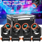 230W 7R Beam Moving Head Light 24 Prism Gobo RGBW Bar KTV Stage Light with Case