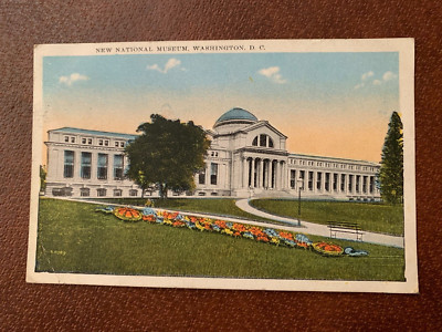 Vintage Washington, D.C. Postcard-New National Museum-Linen R8389