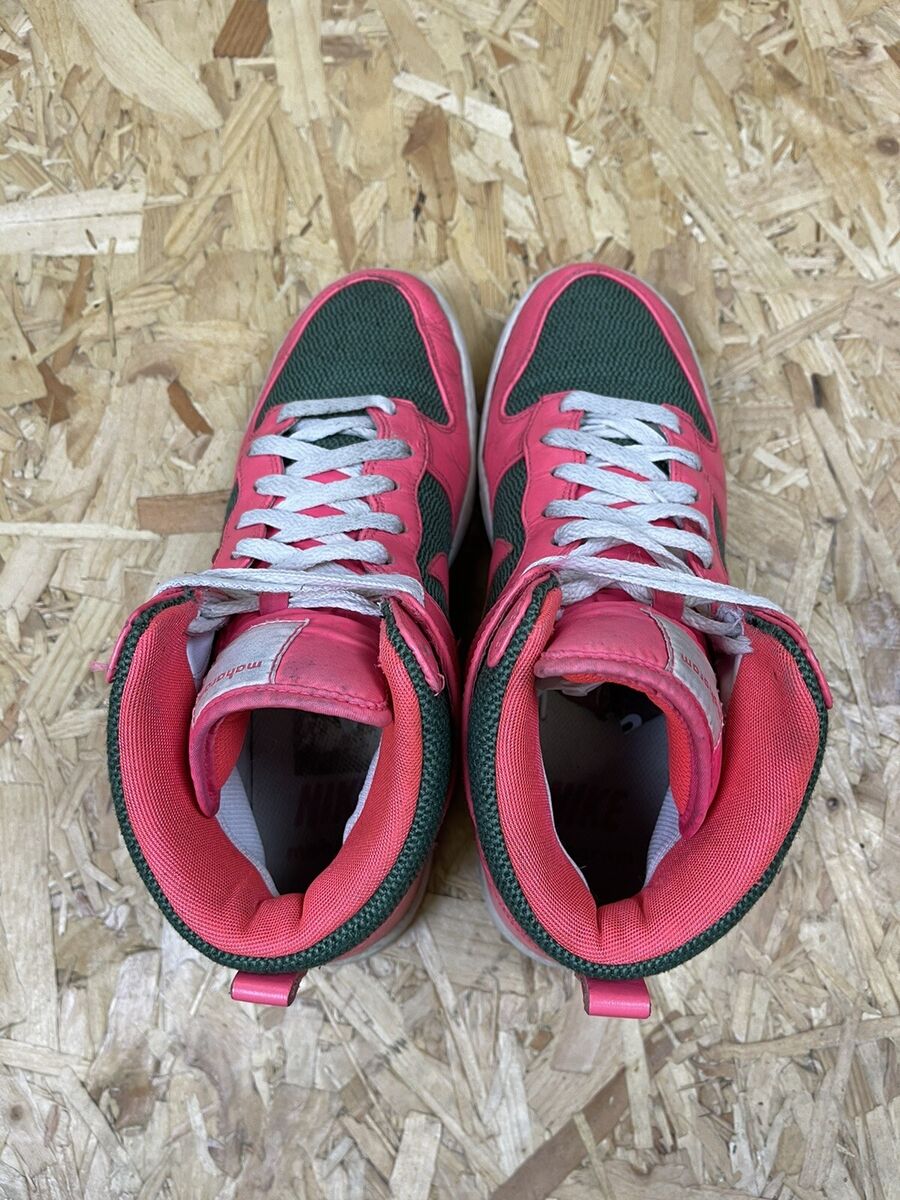 Nike x Maharam Dunk High UK 7 Premium Seaweed Solar Red Nike x Maharam Dunk High UK 7 Premium Seaweed Solar Red
