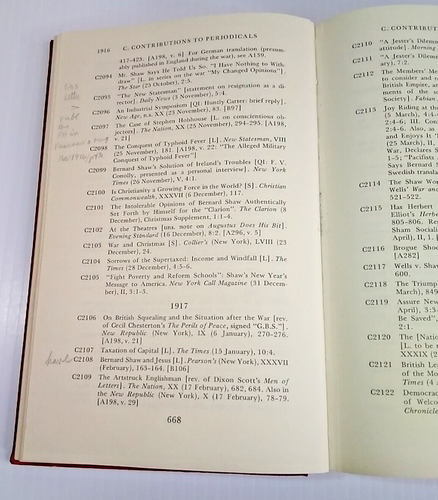 Soho Bibliographies Ser.: Bernard Shaw : A Bibliography by Dan H. Laurence... - Picture 11 of 18