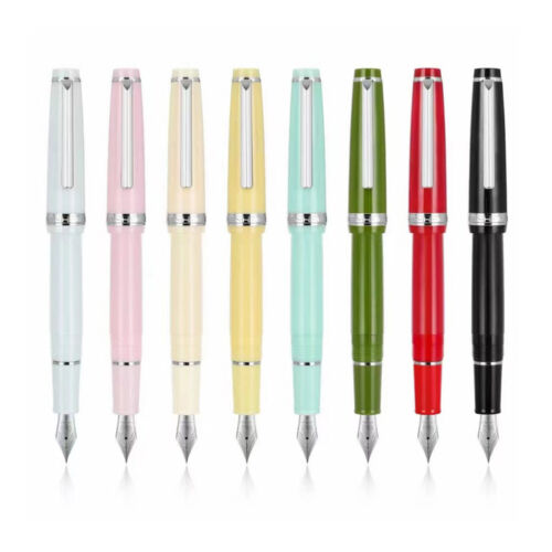 2PCS Jinhao 82 Acrylic Fountain Pen with Converter, EF F M Nib Writing Pen - Picture 4 of 19