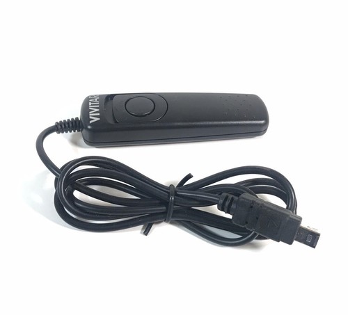 Vivitar VIV-RC-100-D90 Wired Shutter Release Fits Nikon D300, Nikon D700, Black - Picture 2 of 5
