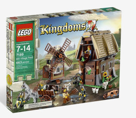 LEGO 7189 Kingdoms Mill Village Raid Classic 663pcs FACTORY SEALED New