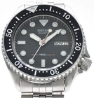 Vintage【Near Mint】 SEIKO Black 6458-6000 Diver's Quartz Men's Watch from JAPAN