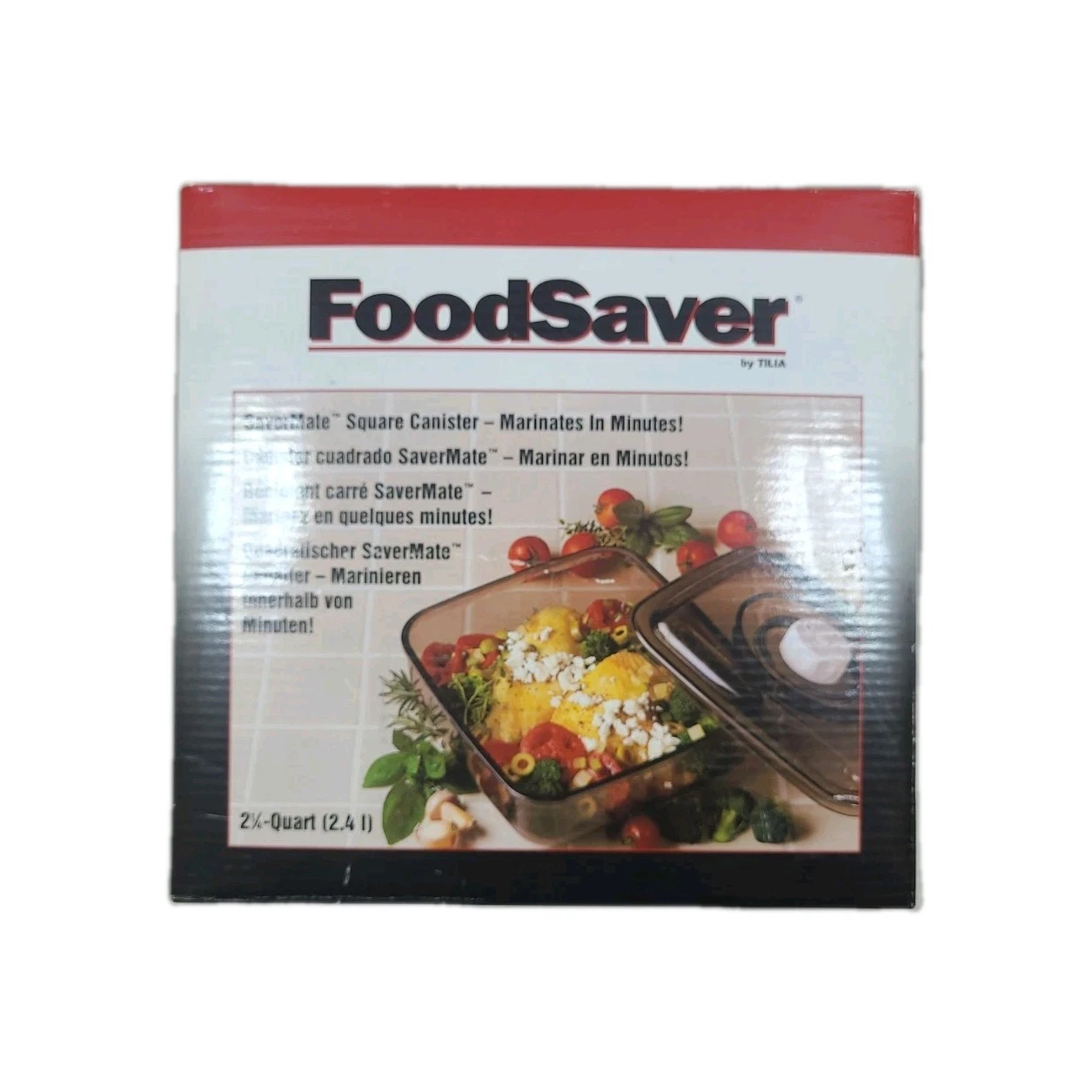 FOODSAVER MARINATING VACUUM SEALER CANISTER CONTAINER 2.25 QUART CAPACITY #663
Opens in a new window