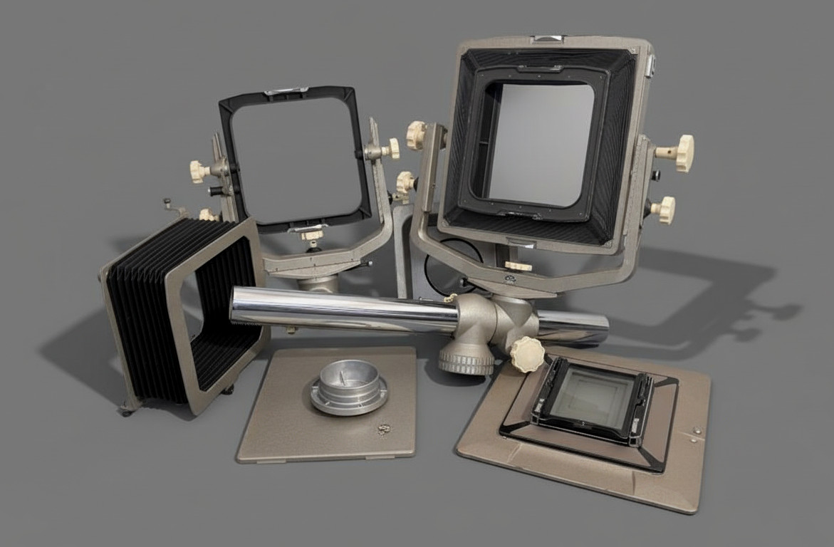 Vintage Linhof Kardan Large Format Camera Monorail Parts