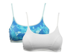 M&S Collection Womens Ladies 2 pack Non Wired Crop Top First Bras