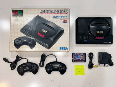 Sega Mega Drive Console Box Japan *US Seller* w Rockman X3 Game Tested Clean #1
