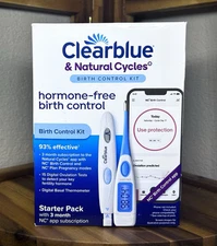 Clearblue Natural Cycles Hormone-Free Birth Control Kit 3 Month App Subscription