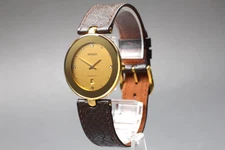  [Near MINT] RADO FLORENCE 160.3677.2 31mm Gold Dial Qz Men's Watch From JAPAN