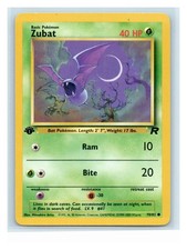 Zubat 1st Edition 70/82 Common 2000 Team Rocket MP