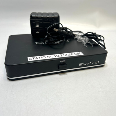 ELAN g1 Smart Home System Controller Network Automation Hub Tested Works