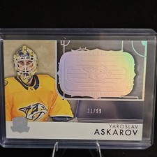 Upper Deck 2023-24 The Cup Rookie Rink Gallery Yaroslav Askarov #RGYA-V3 /99