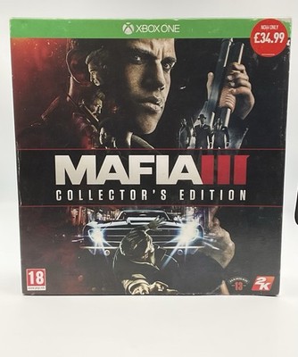 Mafia III Collectors Edition Xbox One Vinyl Art Book Art Prints Rare Game Sealed