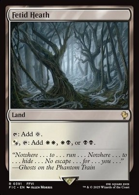 Fetid Heath - Commander Final Fantasy FIC 391 - EN NM MTG Magic