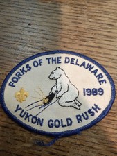 BOY SCOUT PATCH - 1989 FORKS OF THE DELAWARE ...
