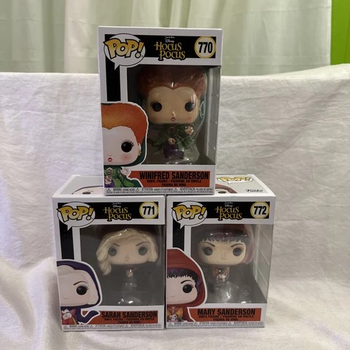 Funko Pop Hocus Pocus Set 770 771 772 Set Of 3 Sanderson Sisters