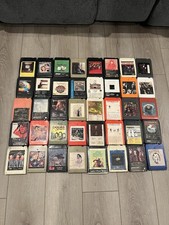 Lot of 40 Classic Rock 8 Track Tape Stones Doors Clapton Dylan ELO ZZ Top Elton