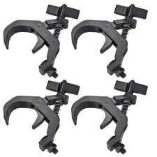Heavy Duty Black Stage Light Clamps 4PCS 330lb 1.57-2.36 In Stage Light