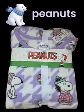 New Snoopy Peanuts cozy fleece pajama set Women M