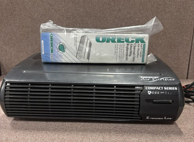 #ad Oreck Air Purifier Compact Series X Tended Life Model 4 new extra filters $44.99