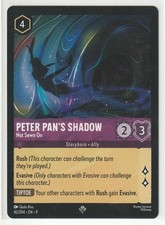 Peter Pan's Shadow - Not Sewn On 42/204 Lorcana Fabled Super Rare - NM