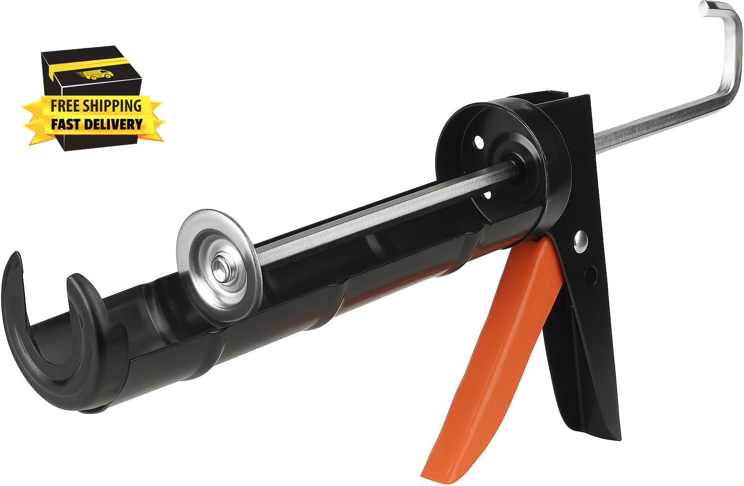 - Professional Caulking Gun, 10:1 Thrust Ratio, Caulking Gun No Drip, Hand Tool 