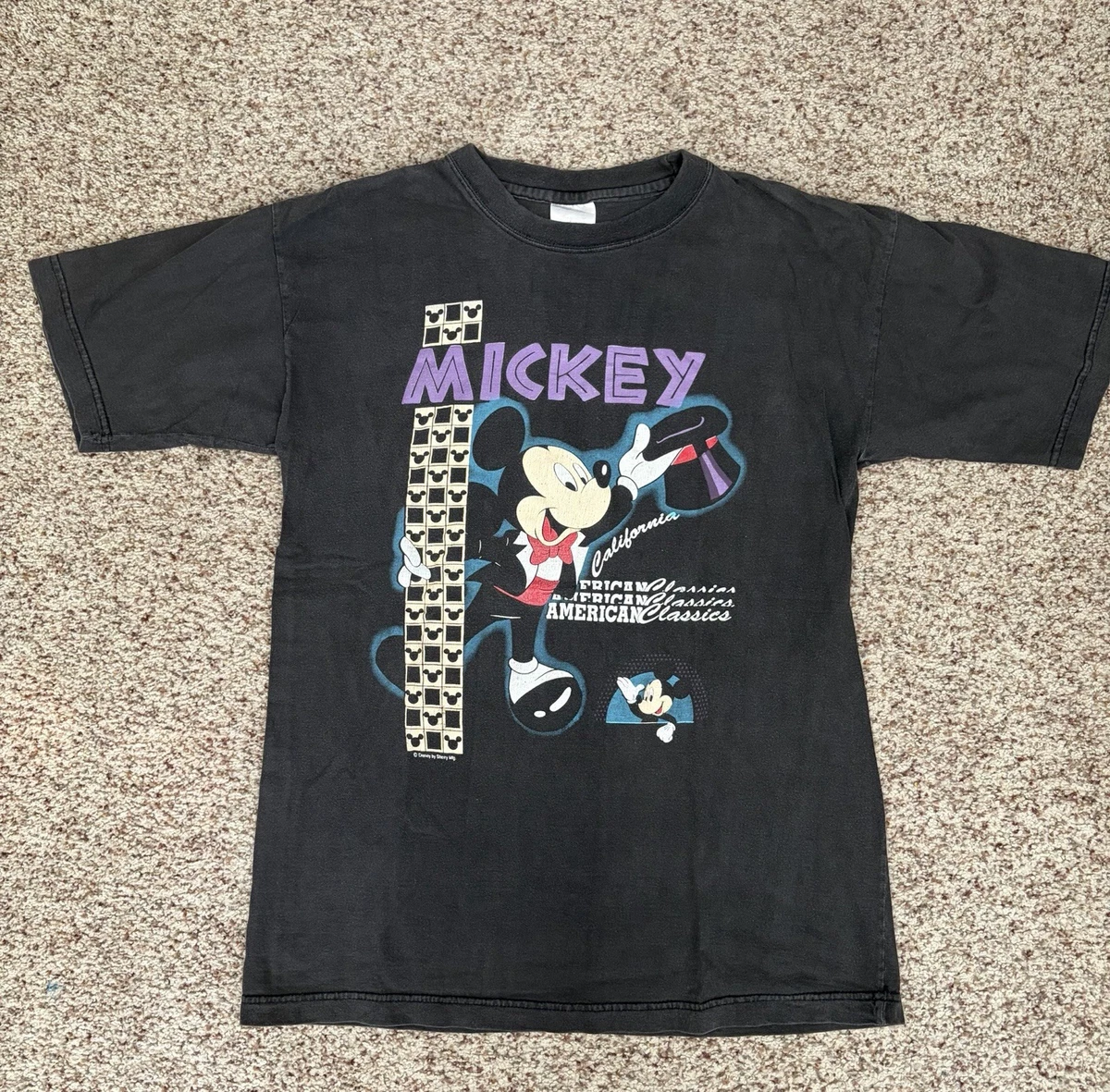 25+ Disney Black Original Vintage Clothing for Men for sale