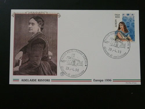 Europa Cept famous woman FDC Italy 1996