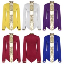 Womens Tops Dress Dancewear Christian Blouse Pullover Praise Flared Liturgical