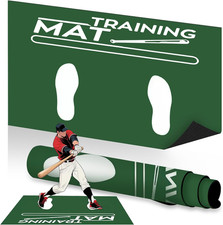 Baseball Hitting Mat, Batters Box Turf Mat Baseball, Indoor/Outdoor Portable Bat