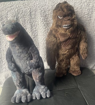 King Kong v Godzilla Monsterverse große Sammlerstücke Plüschfiguren 13 Zoll bis 15 Zoll