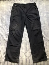 Carhartt 2112 Cat 2 Black Pants 34X32 FR fire Resistant Work Wear 100791 001