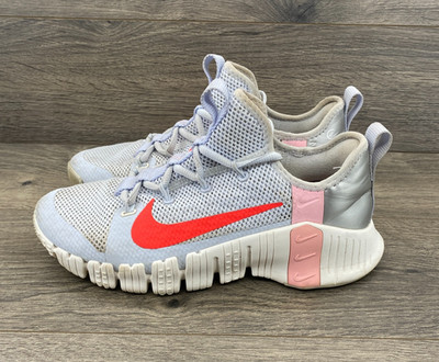 Nike Free Metcon3 Football Training Sneakers Women's Size 9.5 Us Gray CJ6314-006