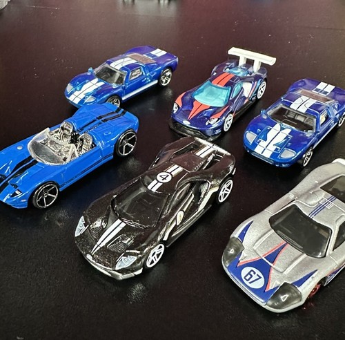 Hot Wheels Ford GT Lote de 6 Ford GT Race Ford GT40 MK.IV DE COLECCIÓN Hot Wheels Muscle - Imagen 1 de 13