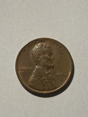 1950 S  Lincoln Wheat Cent,  XF