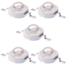 5 x Green 1W High Power LED 65lm 120°