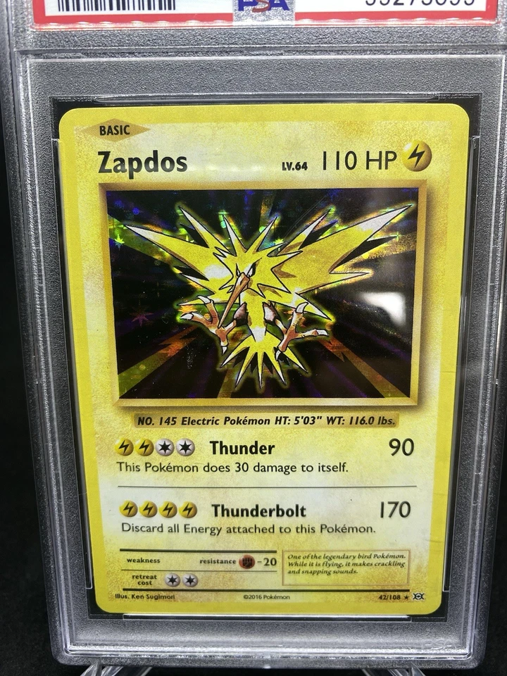 Zapdos 42/108 PSA 10 XY Evolutions Pokemon Card - Image 3 of 4