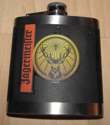 Flachmann Jägermeister Stainless Steel 6 oz